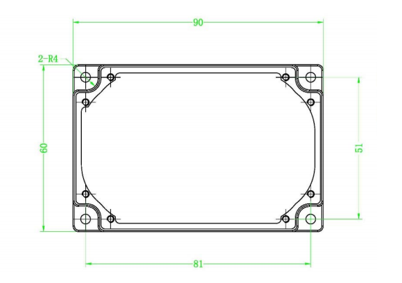 DMX60系列高速光電探測(cè)器外形尺寸圖